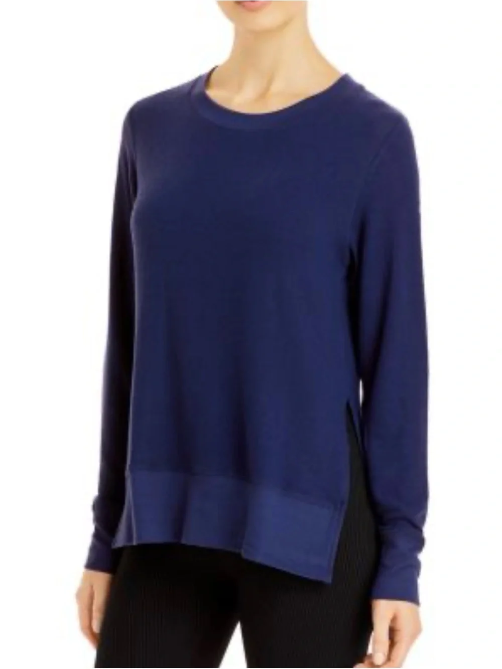 Alo yoga glimpse long sleeve shirt blue XS